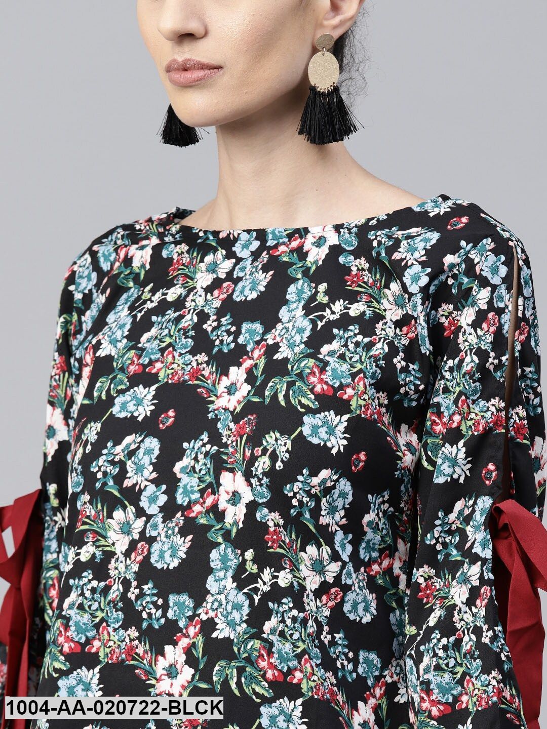 Printed Top with Palazzos - Image 2