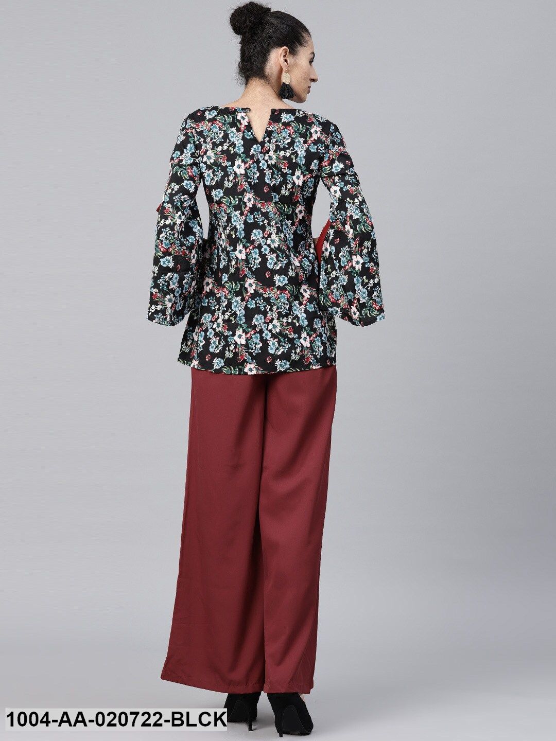 Printed Top with Palazzos - Image 4