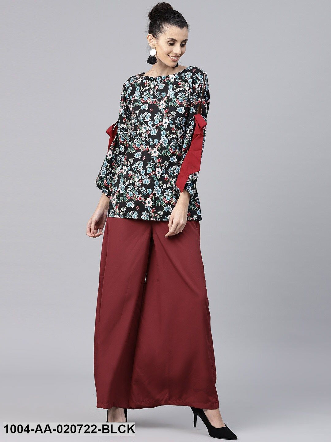 Printed Top with Palazzos - Image 5