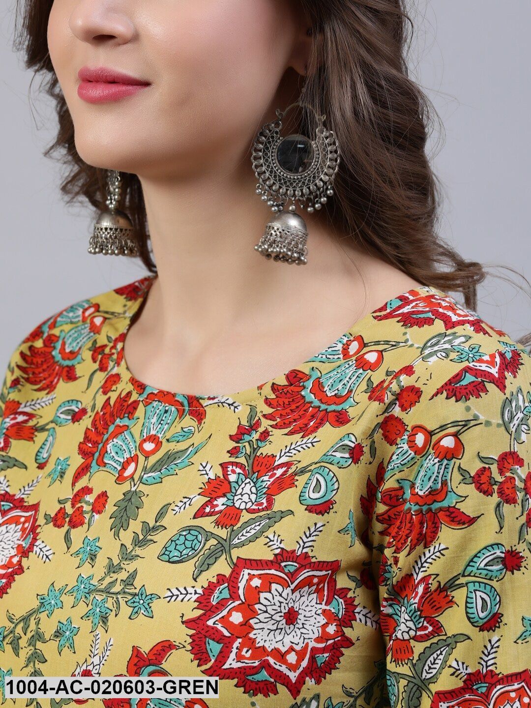 Green Floral Maxi Dress - Image 2