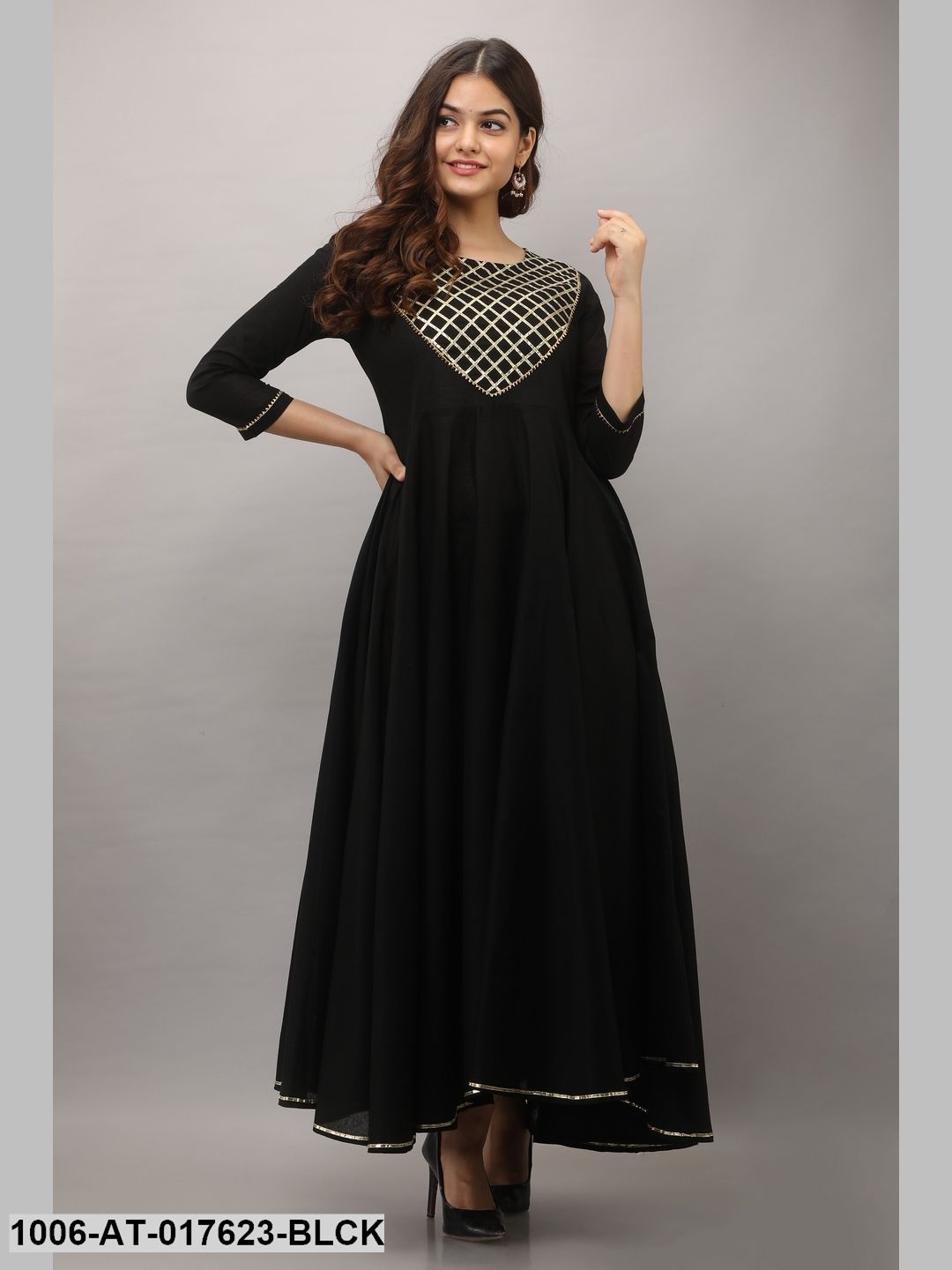Gota Flared Kurta - Image 2