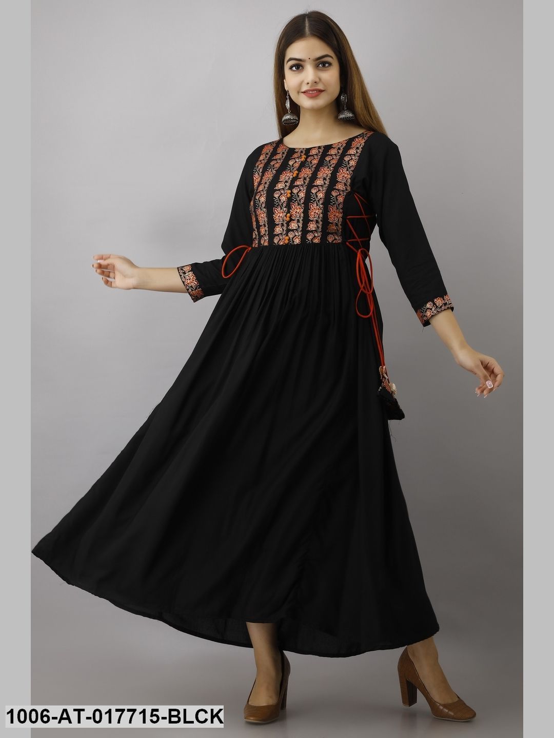 Printed A-Line Kurta - Image 5