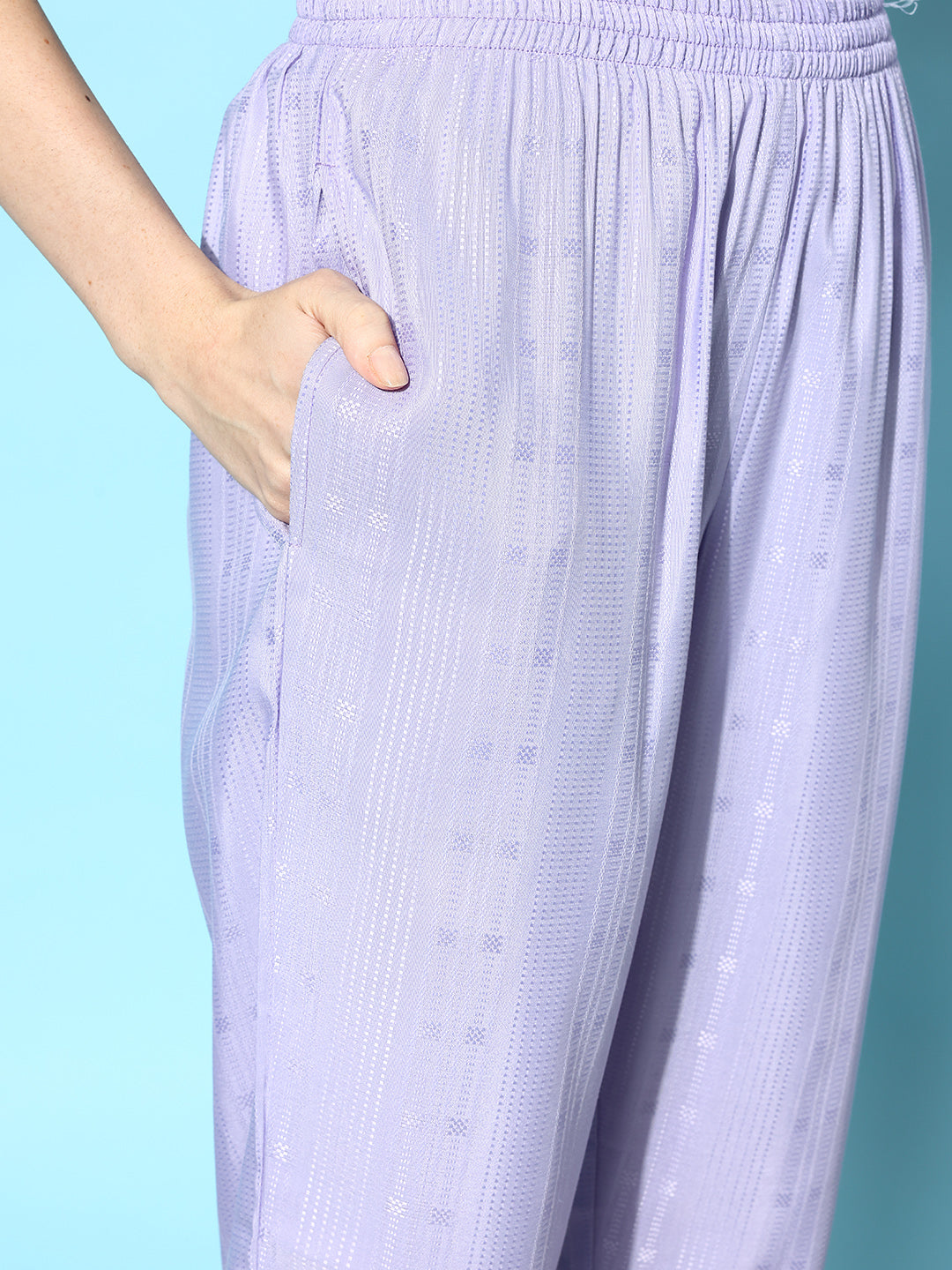 Self Design Rayon Blend Co-Ords Set - Image 6