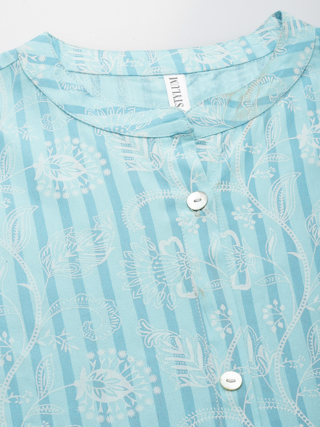 Printed Rayon A-Line Kurta - Image 5