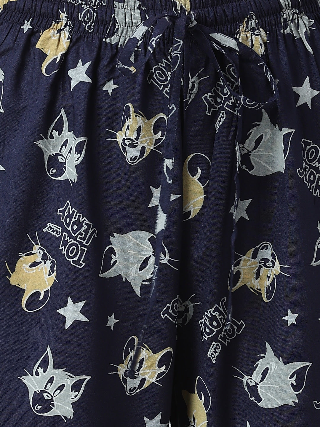 Printed Rayon Night Suit Set - Image 7