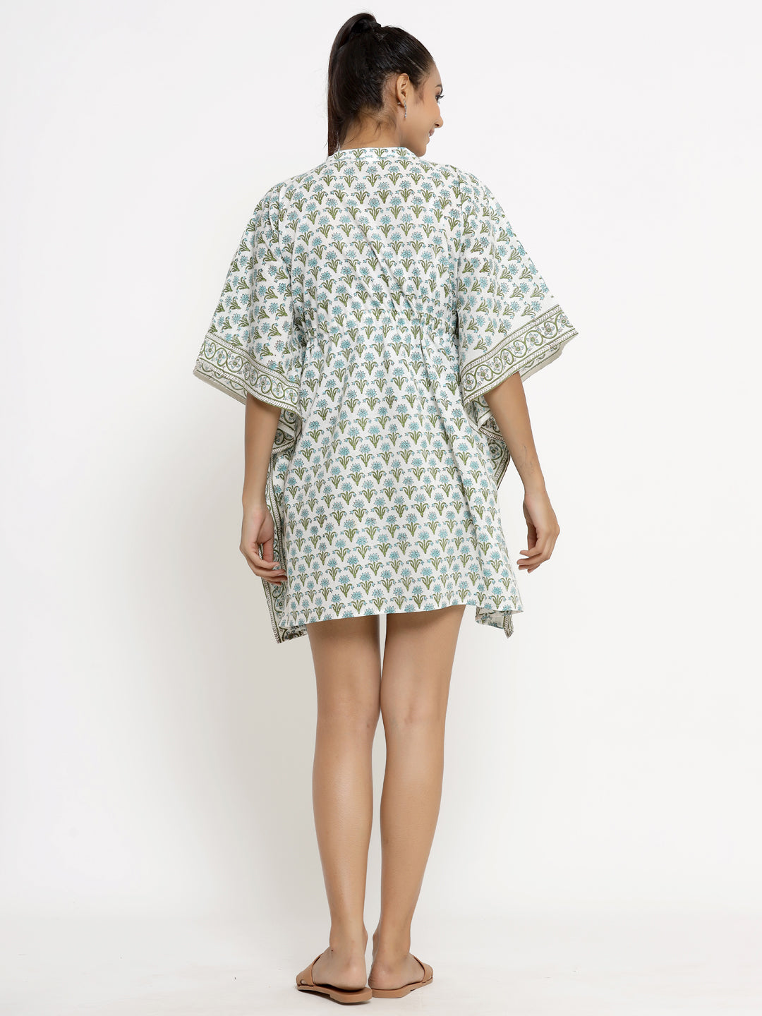 Cotton Printed Kaftan Kaftan Dress - Image 2