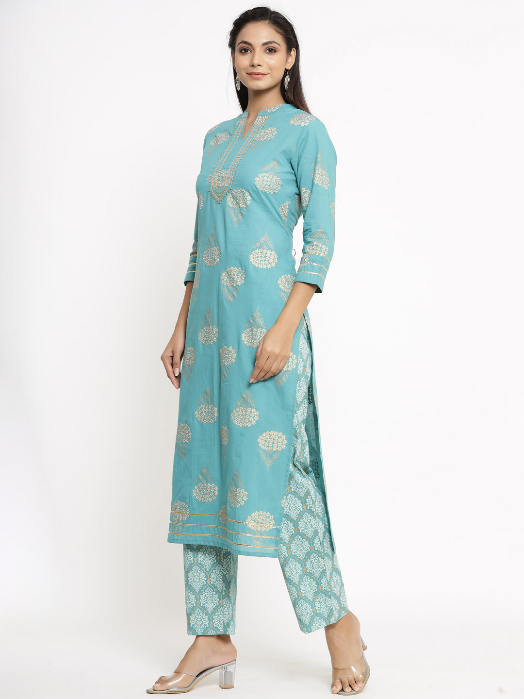 Rayon Printed Regular Kurta Pant Set - Image 3