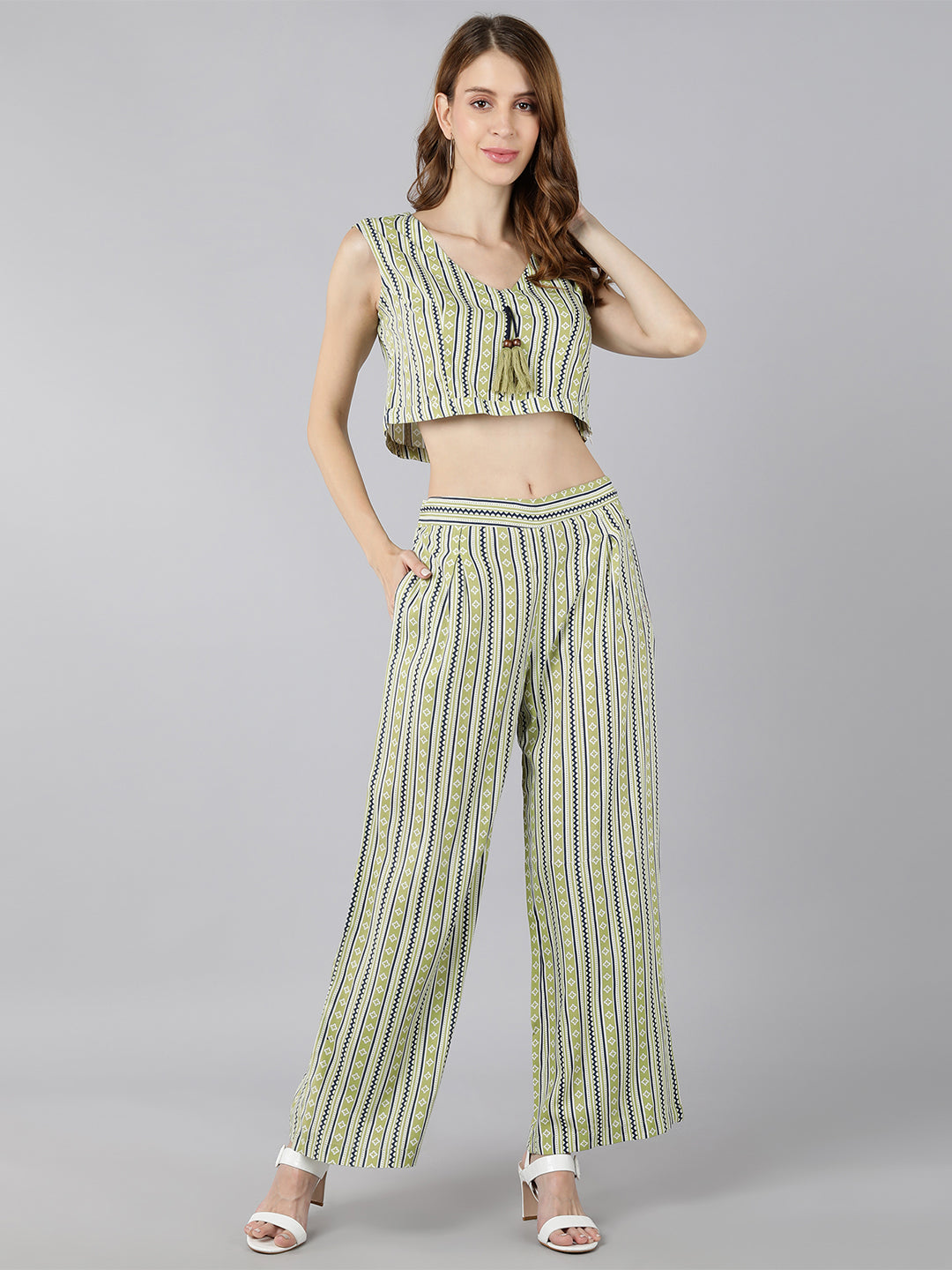 Rayon Printed Regular Indo-Western (Multicolour) - Image 3
