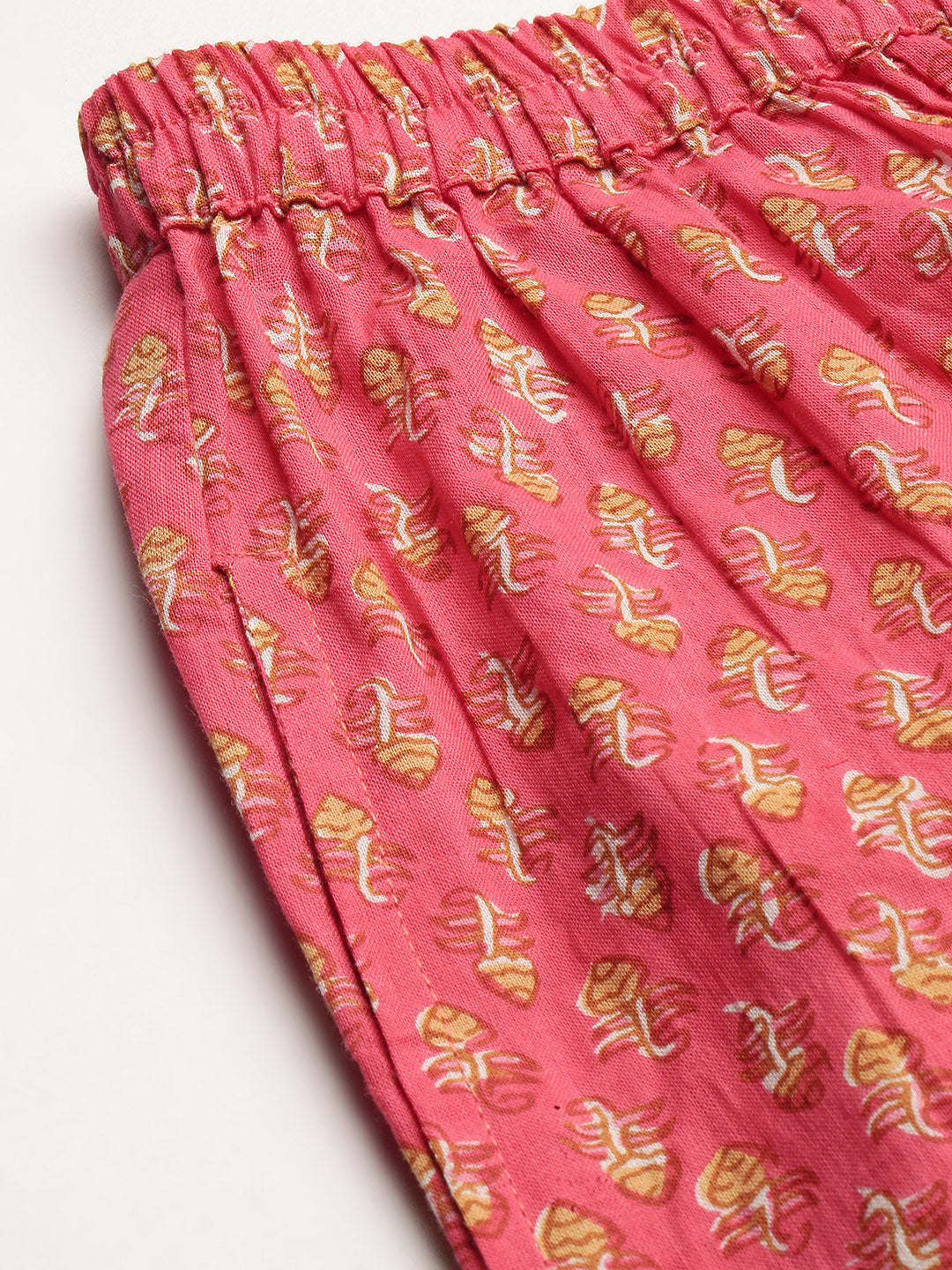 Cotton Floral Straight Kurta Set - Image 5