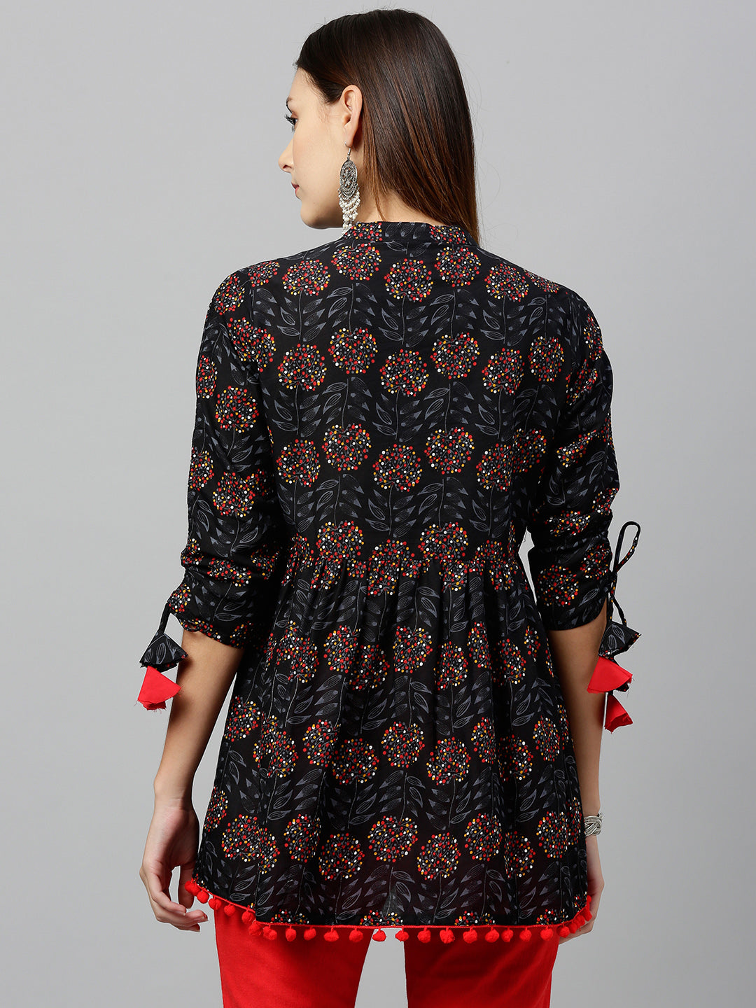 Cotton Printed Regular Top - Image 2