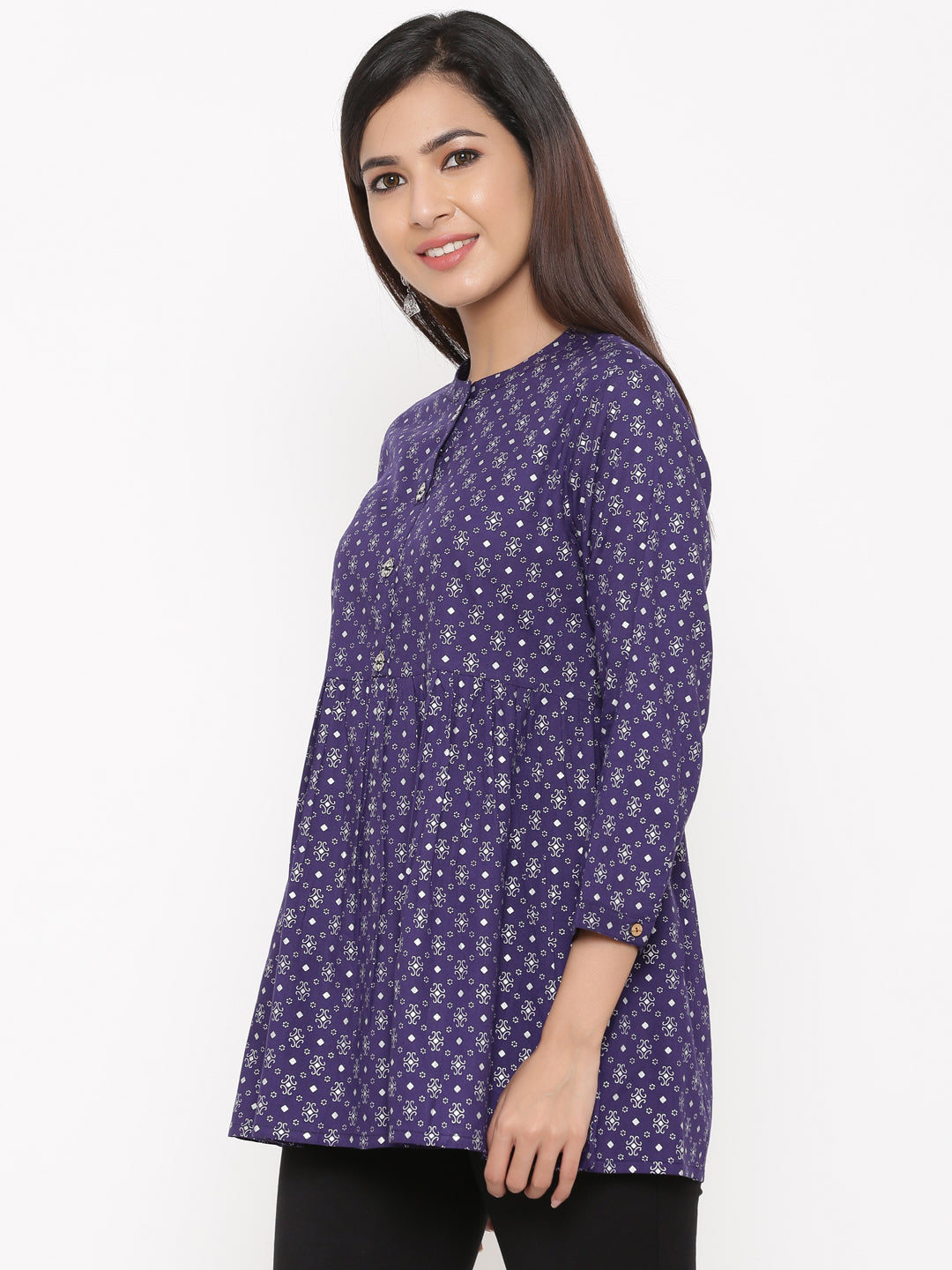 Rayon Printed Regular Top - Image 3