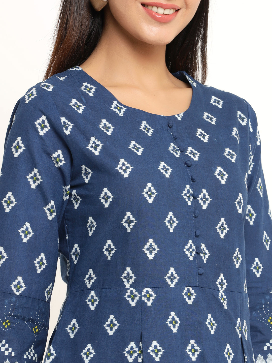 Cotton Printed Regular Top - Image 3