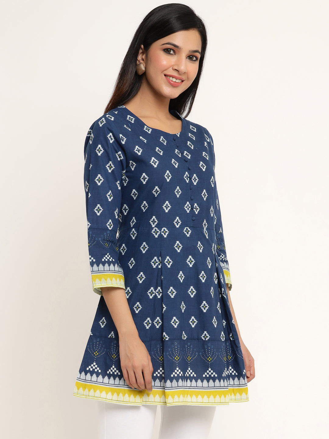 Cotton Printed Regular Top - Image 4