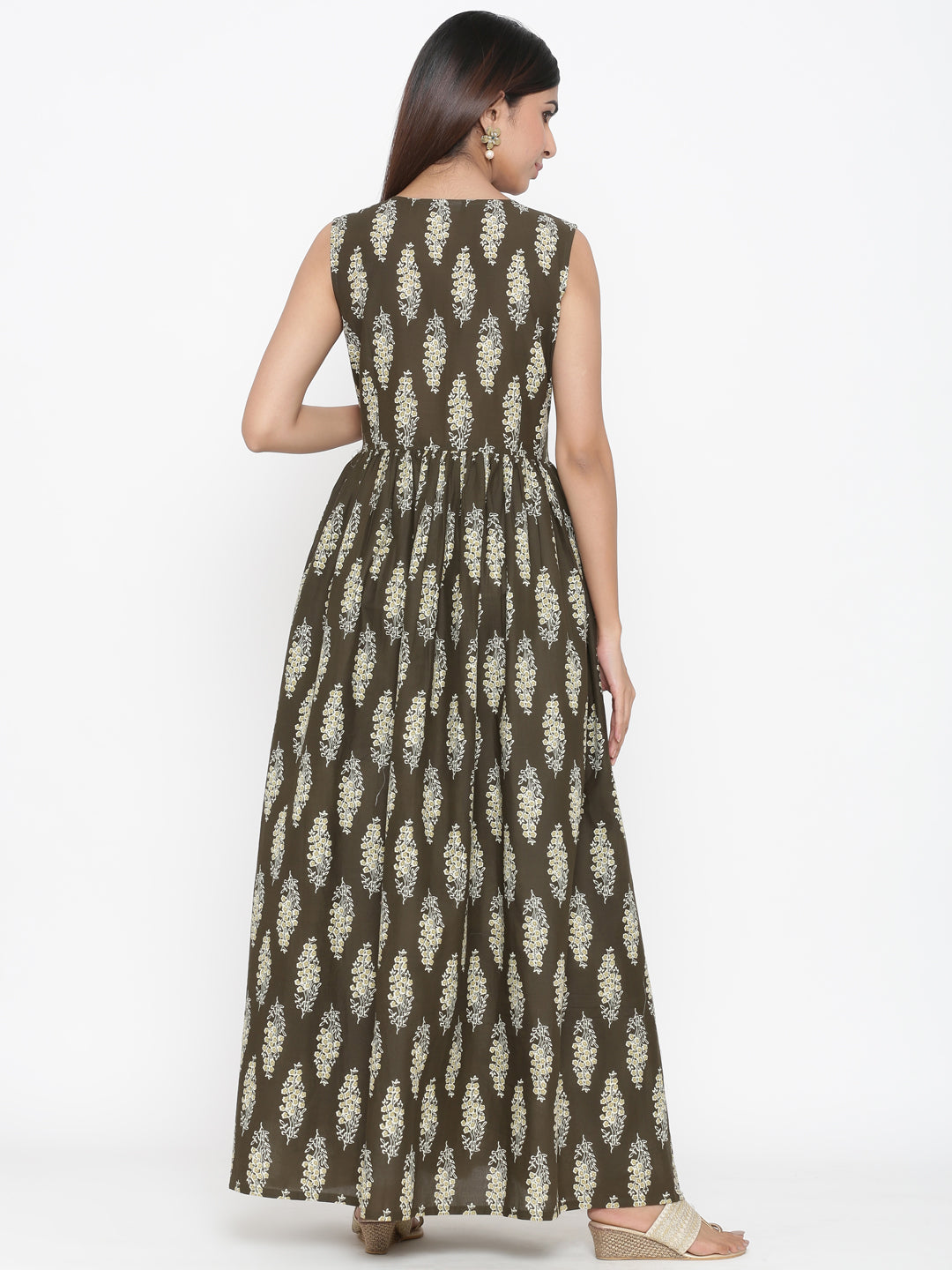 Cotton Printed Anarkali Kurta - Image 2