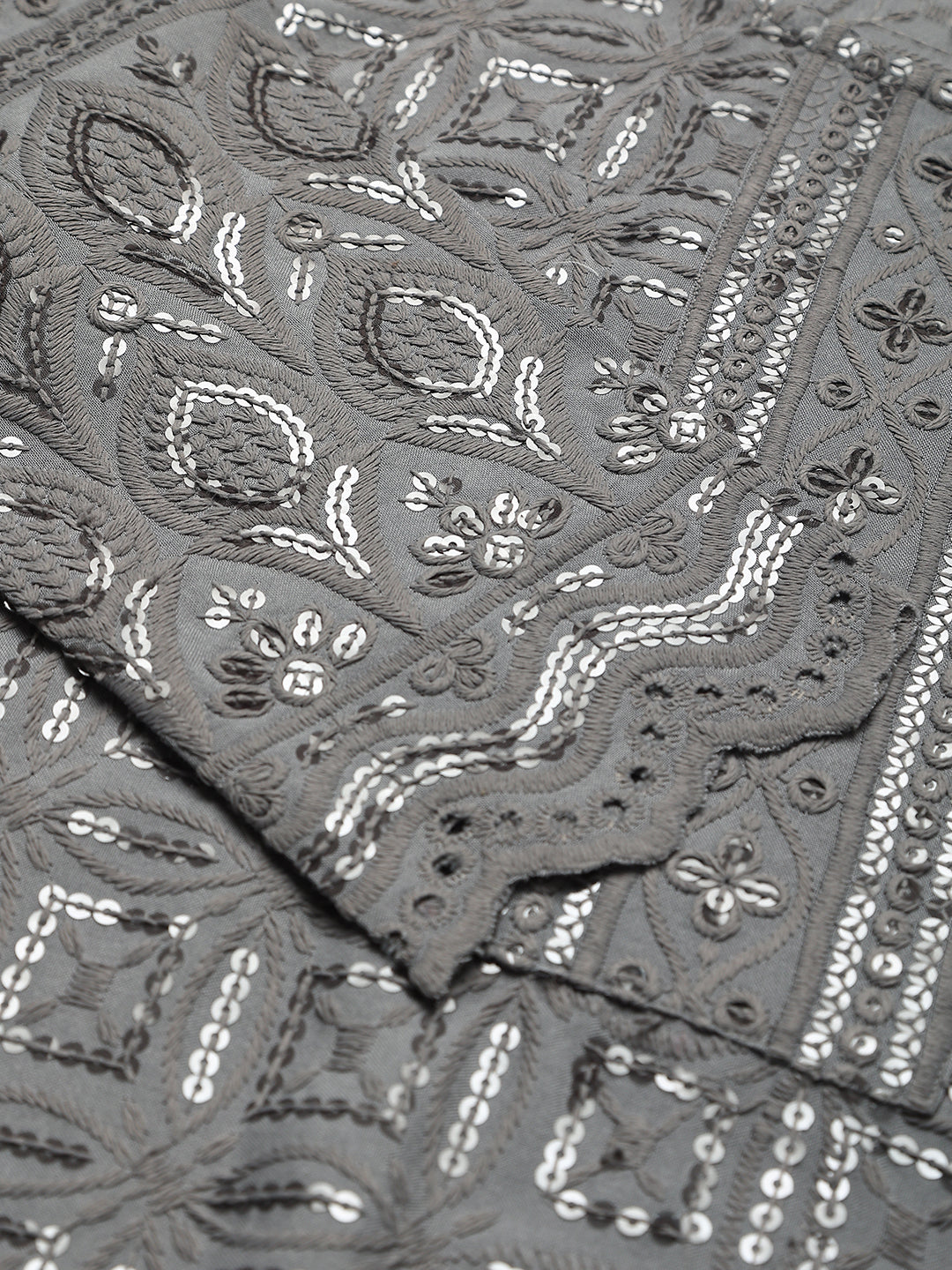 Rayon Embroidery Straight Kurta - Image 4
