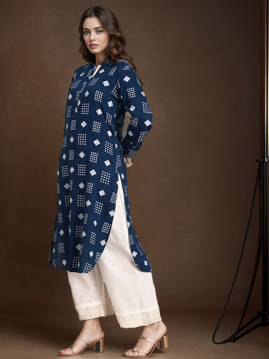 Rayon Printed Straight kurta - Image 5