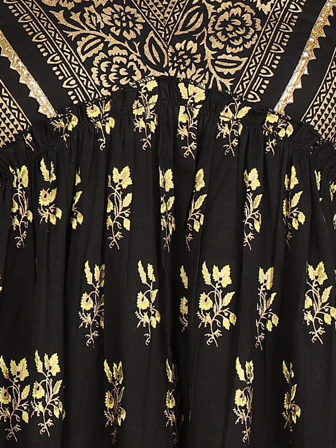 Flared Printed Viscose Rayon Dress - Image 5