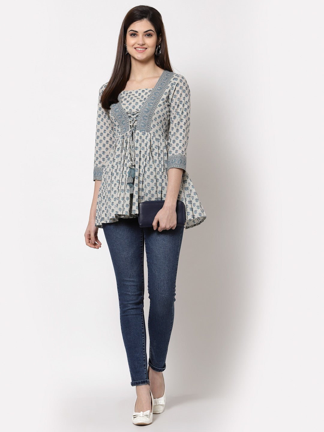 Floral Printed Stylish Top - Image 2