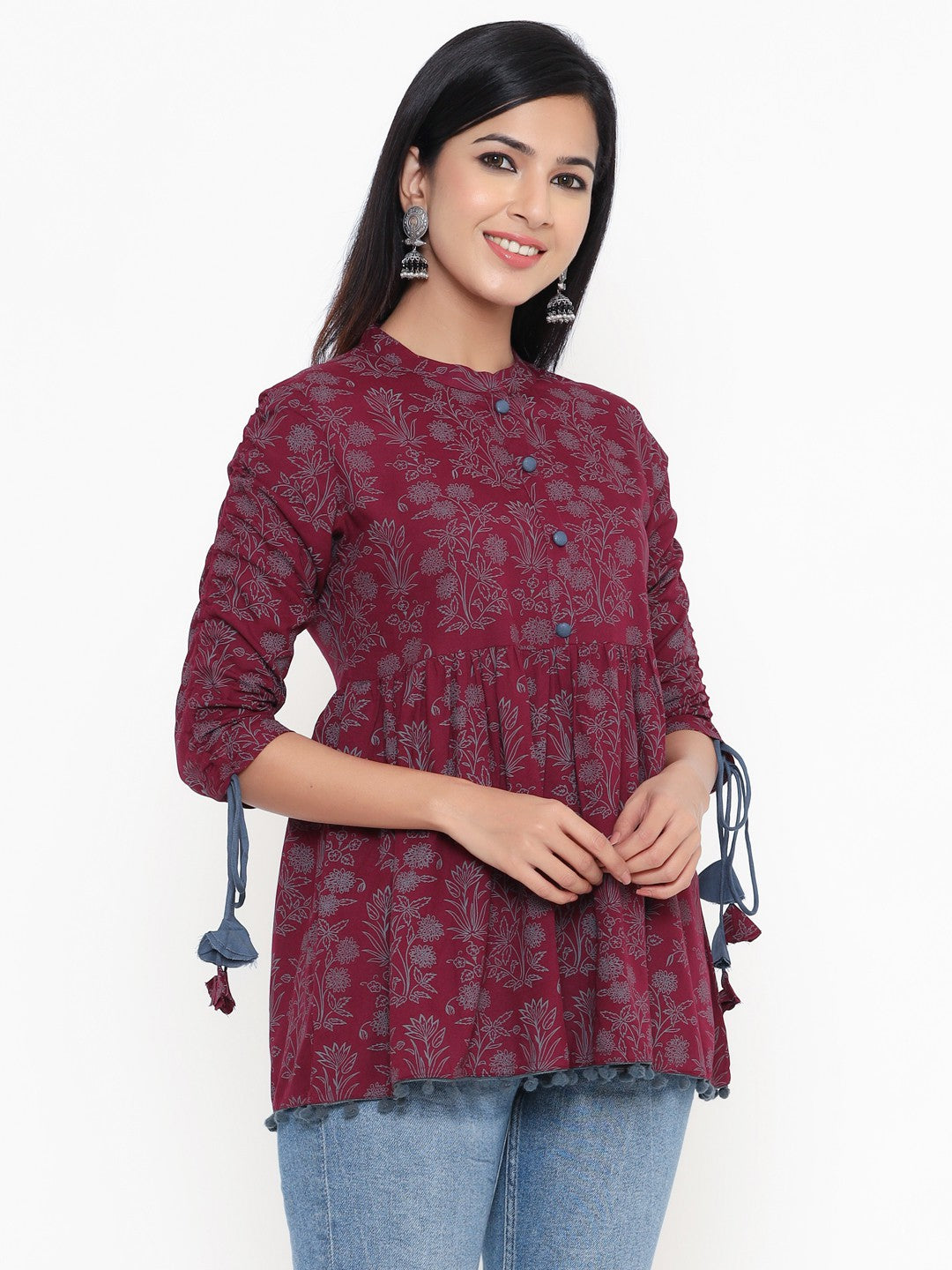 Floral Printed Top - Image 3