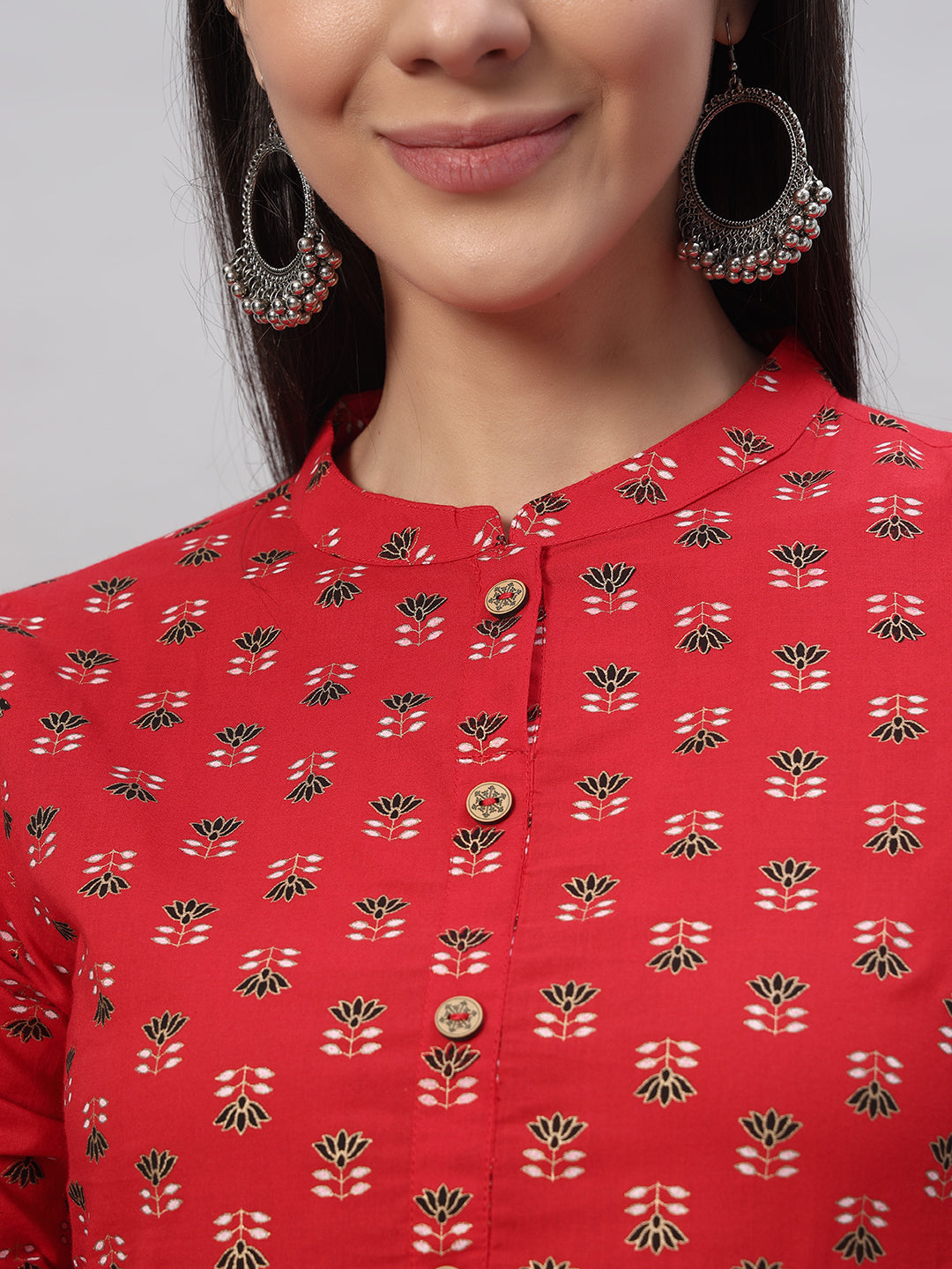 Cotton Printed Regular Top - Image 6