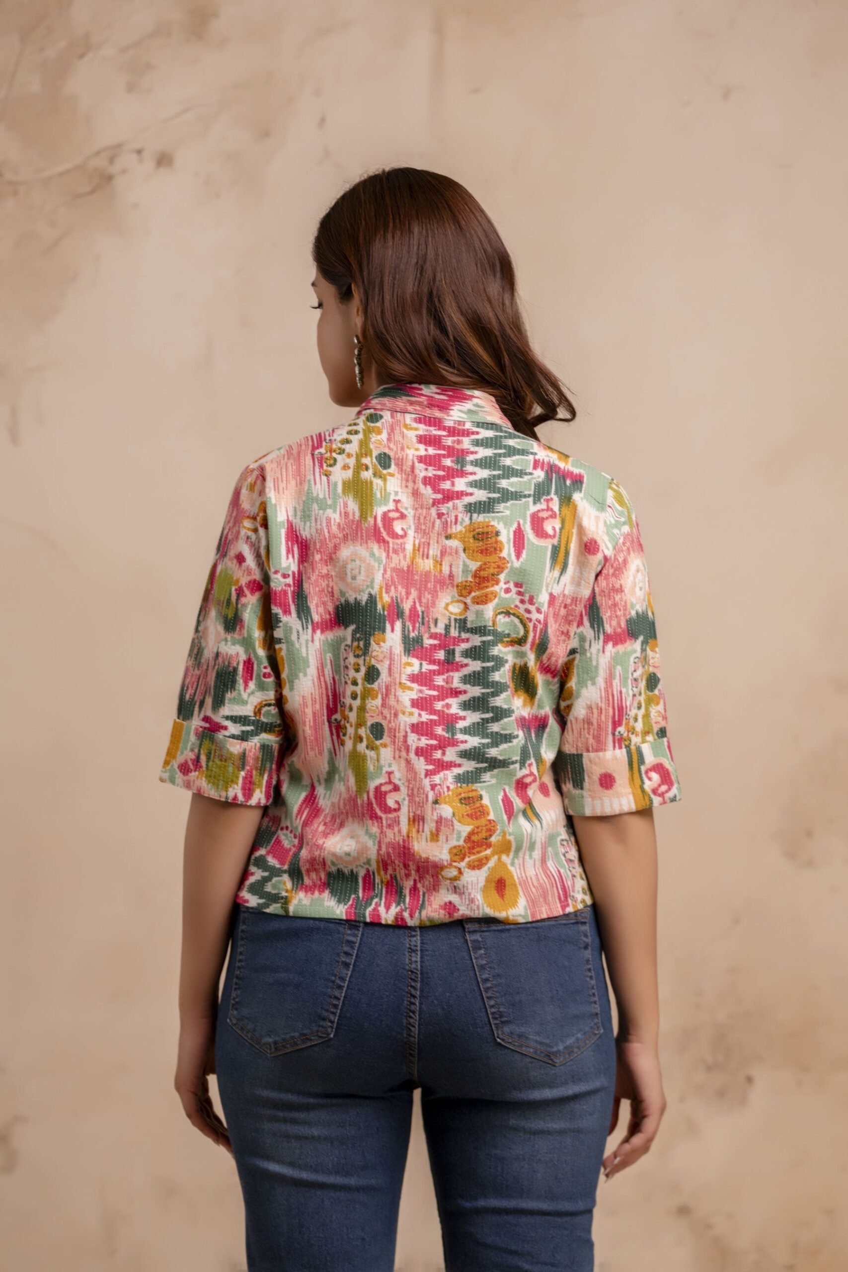 Multicolor Printed Straight Tunic - Image 5