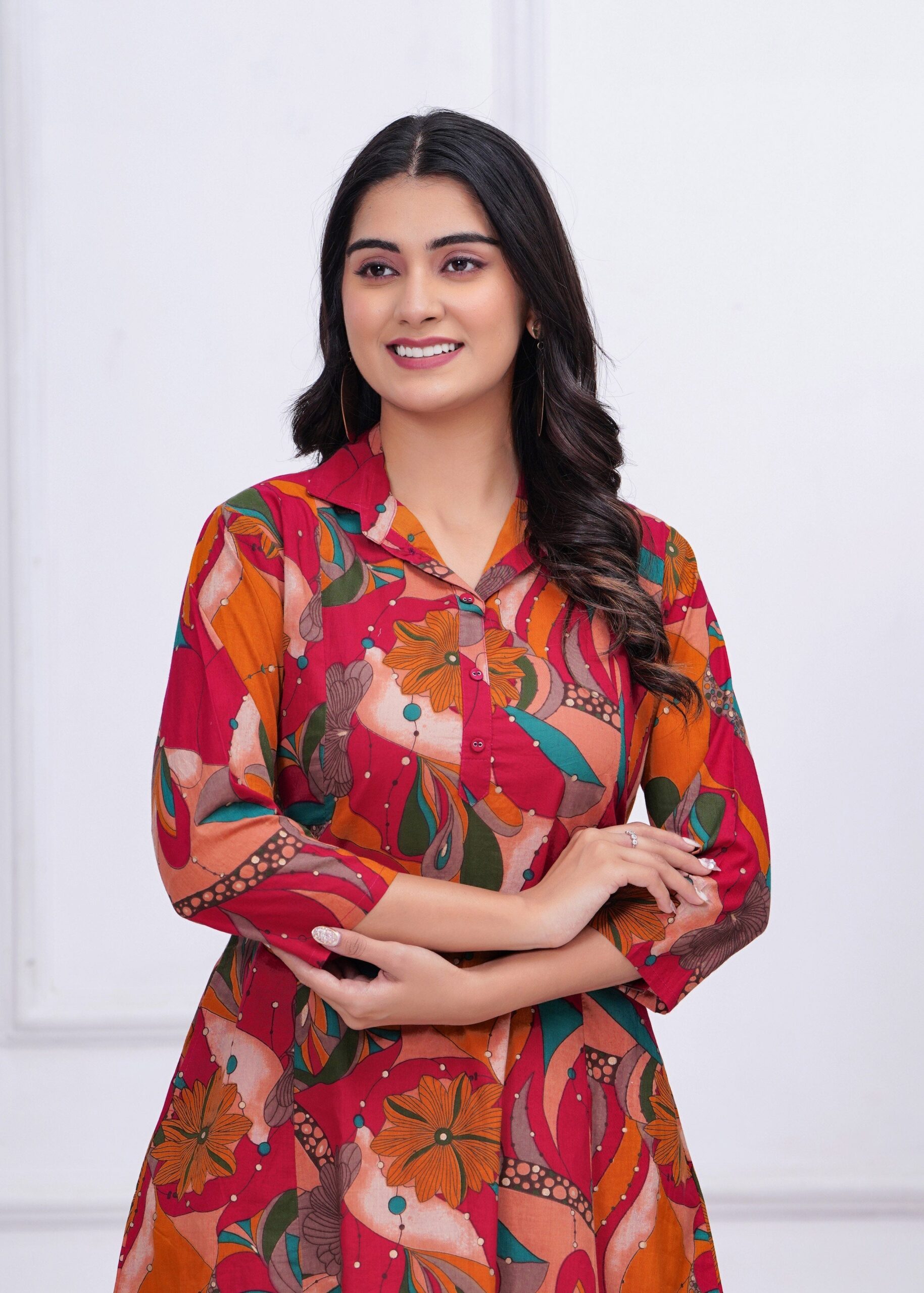 Pink Printed Co-Ord set - Image 5